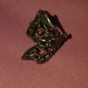 Silver plated ear cartridge clasp